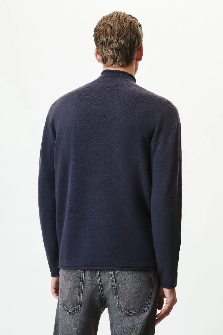 Drykorn Trui Ronde Hals - Marine blauw