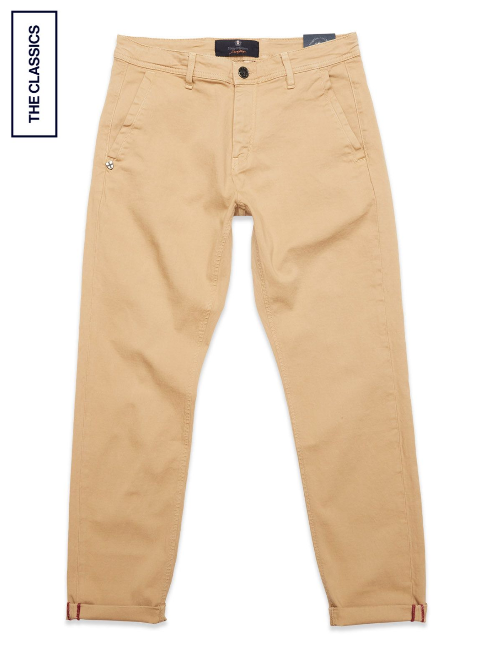 Blue de Genes Menzo Dobby chino - Khaki