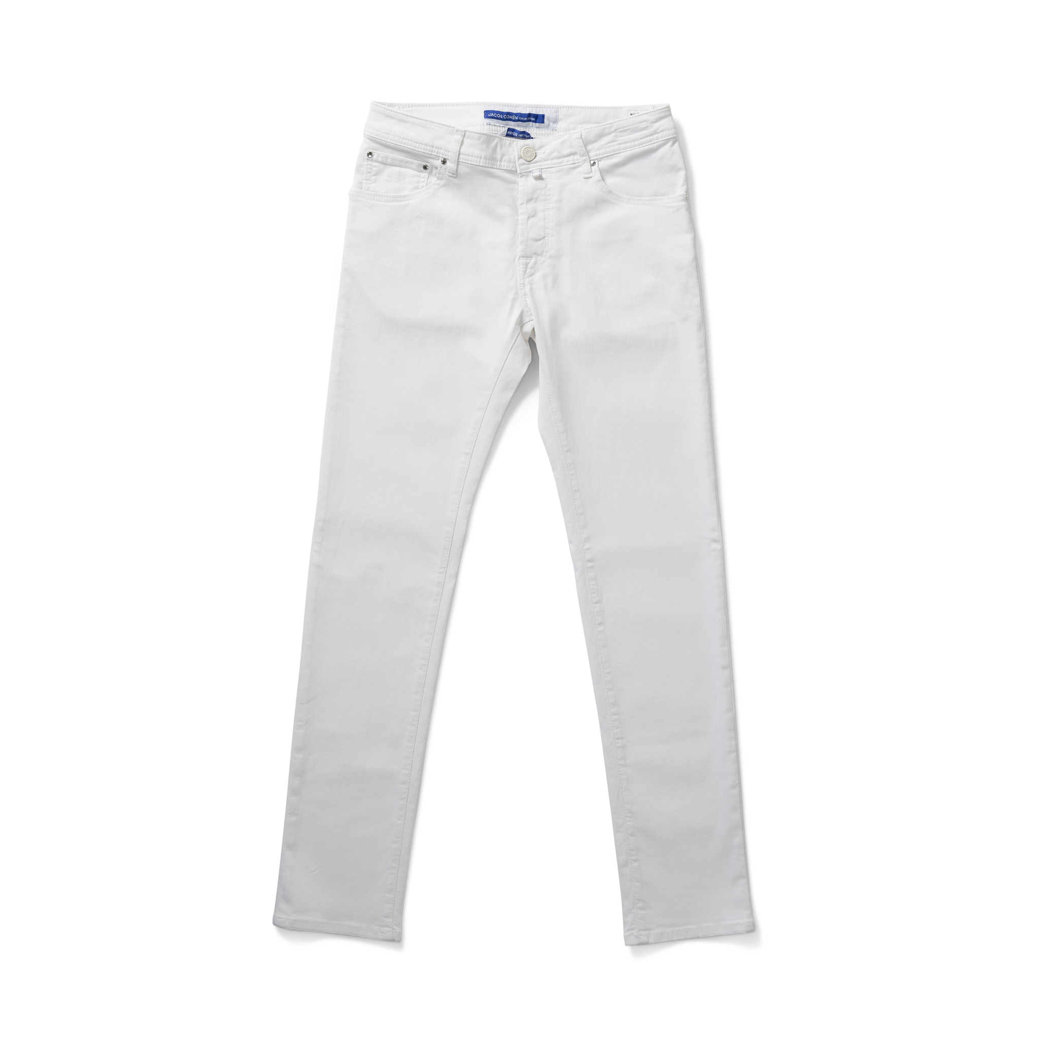 Jacob Cohen 5 Pocket Katoen - Wit