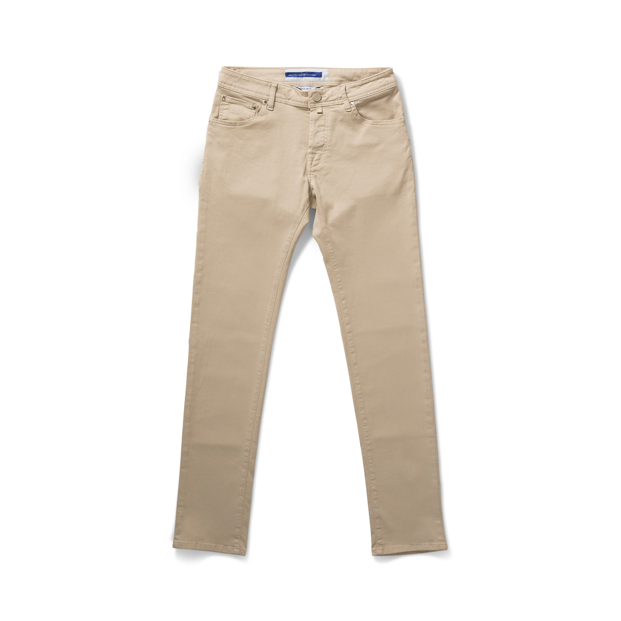 Jacob Cohen 5 Pocket Katoen - Beige