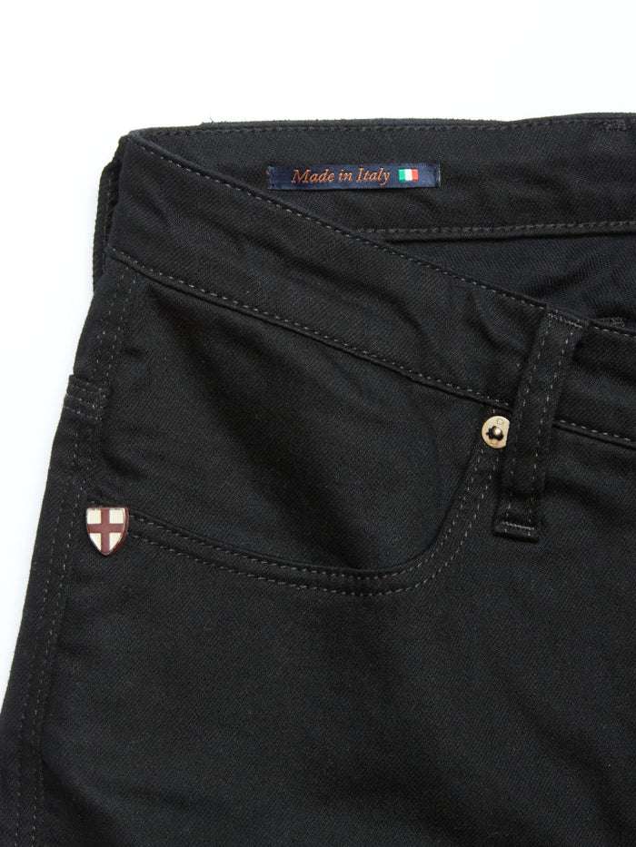 Blue de Genes Vinci Venom black jeans