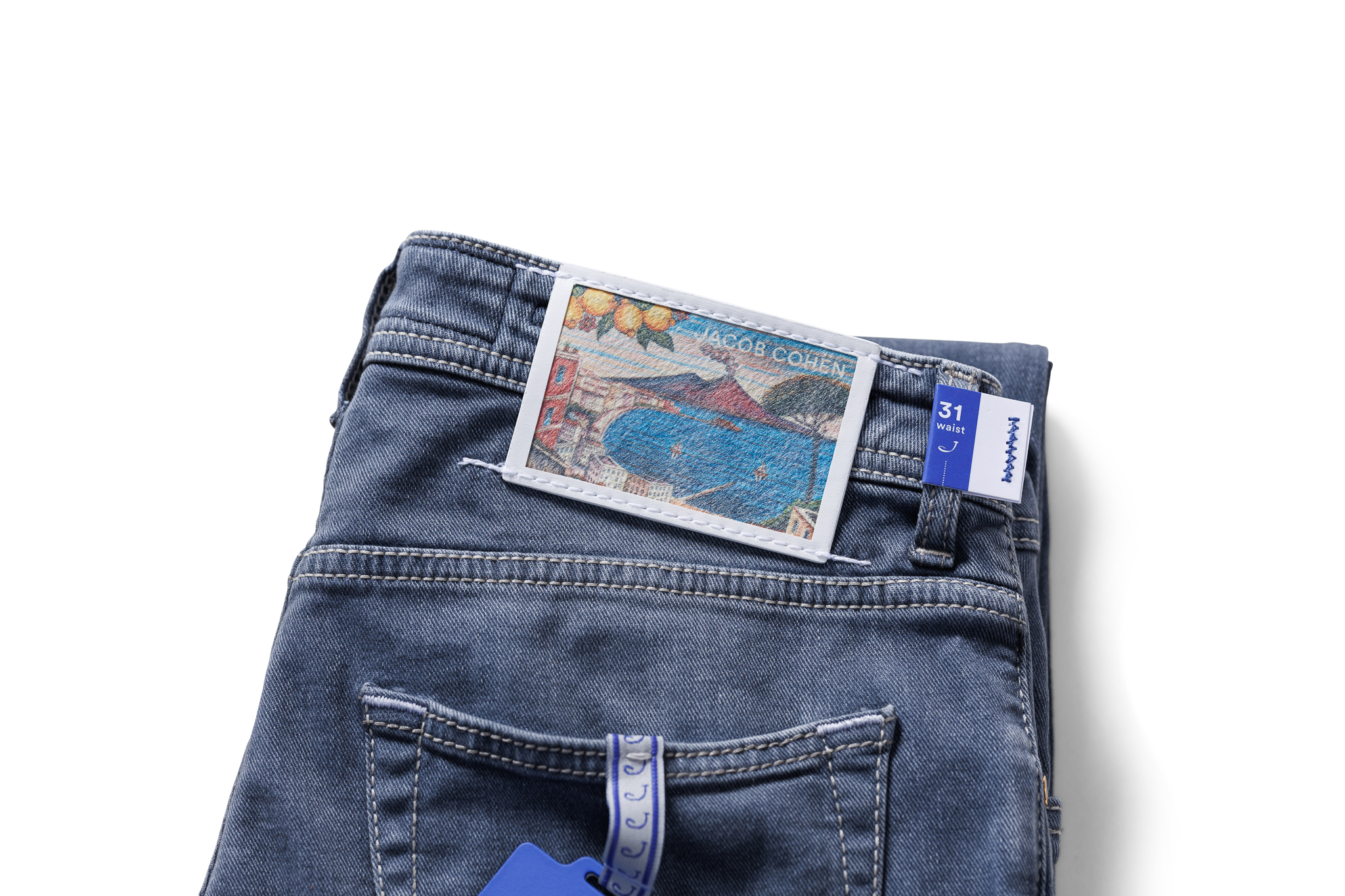 Jacob Cohen 5 Pocket Jeans - Lichtgrijs
