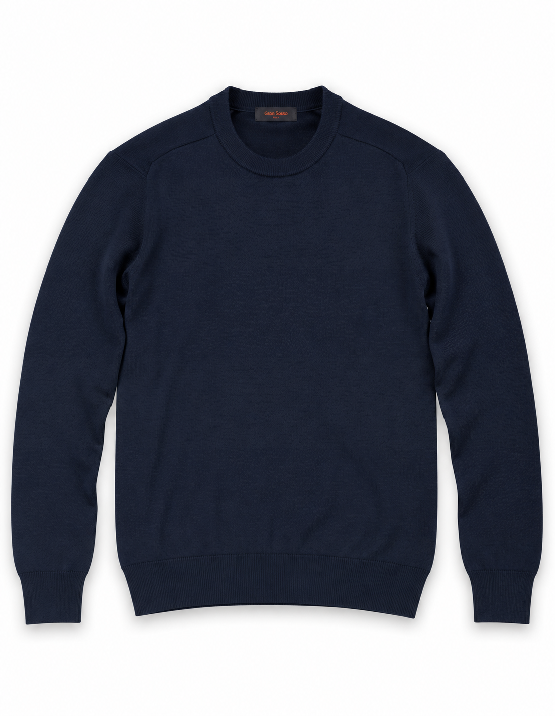 Gran Sasso Trui Ronde Hals - Marine blauw