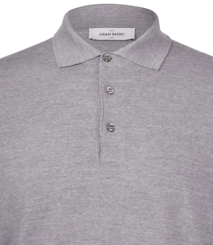 Gran Sasso Trui Polokraag - Lichtgrijs