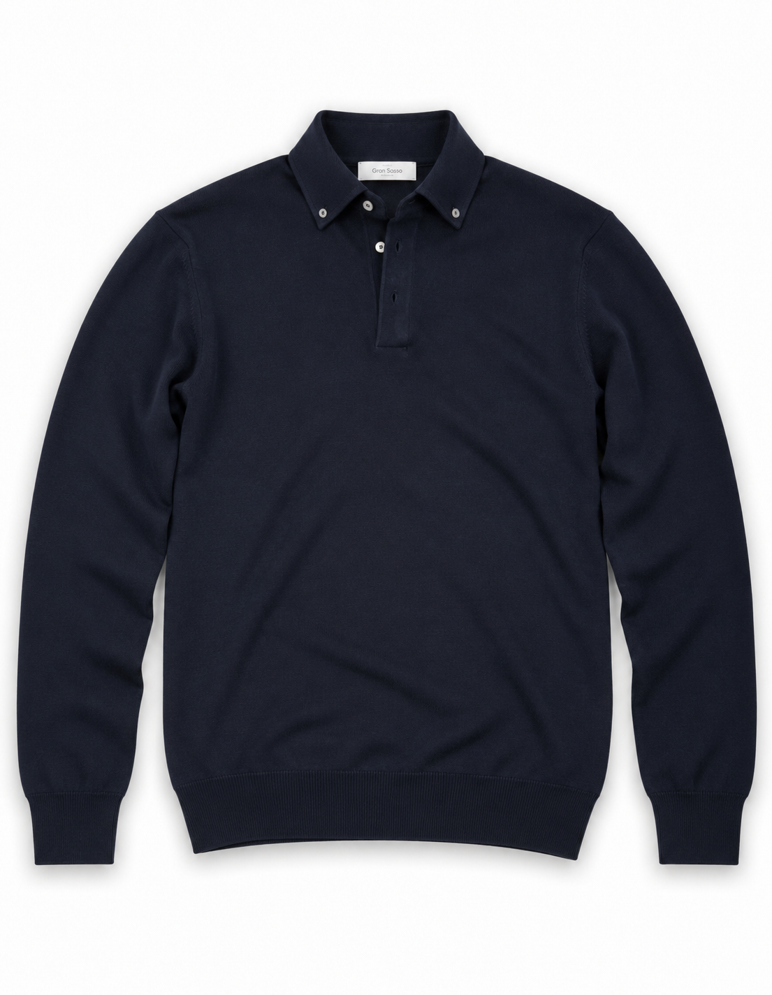 Gran Sasso Trui Polokraag - Marine blauw