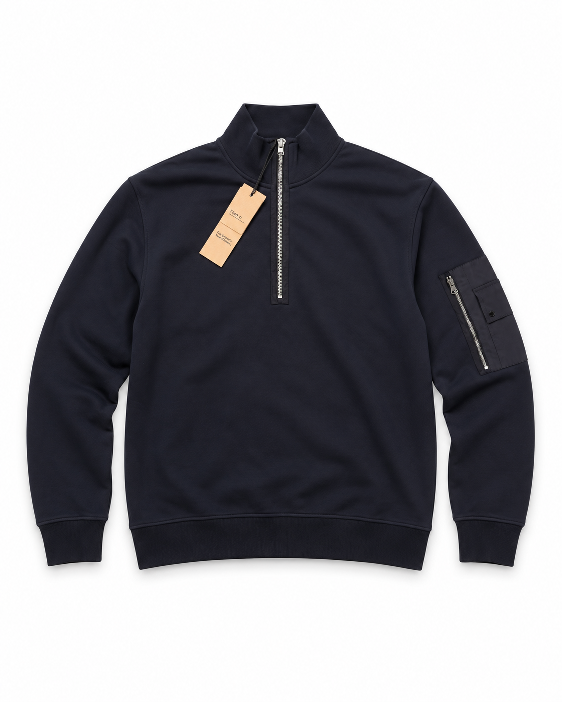 Ten C Sweatshirt - Marine blauw