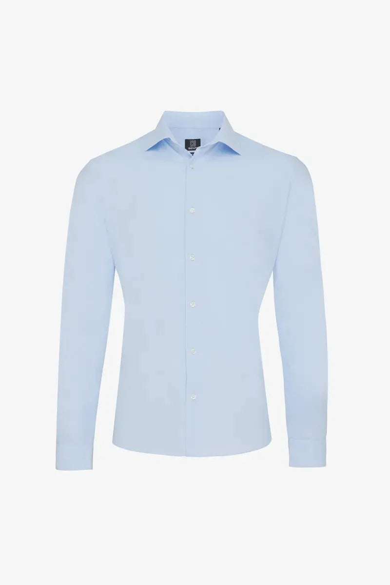 Genti Shirt Dress - Lichtblauw