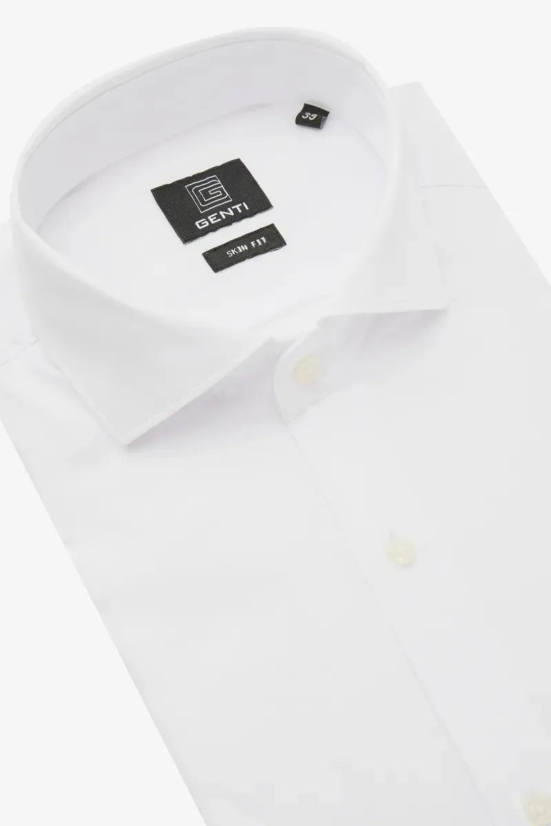 Genti Shirt Dress - Wit