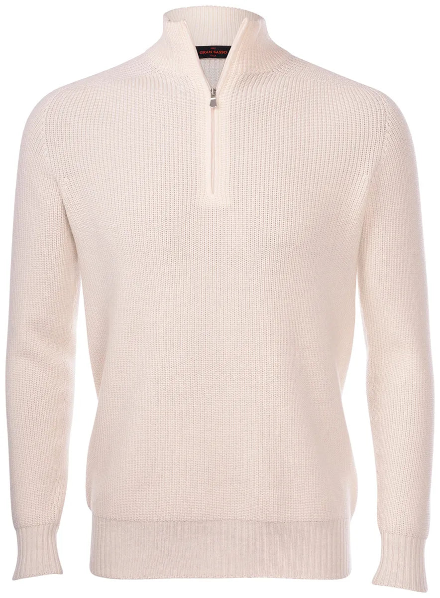 Gran Sasso Trui Turtle Neck - Ecru