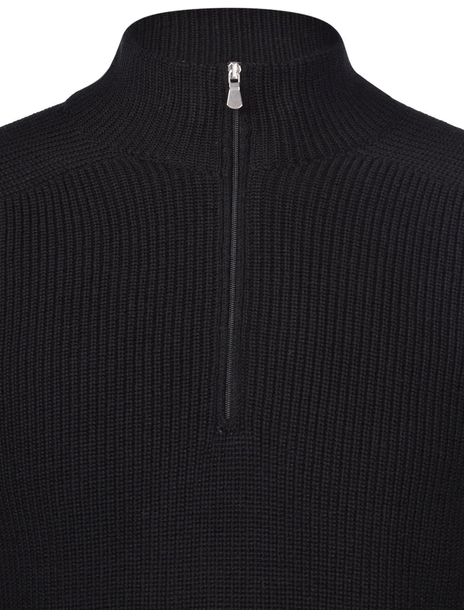 Gran Sasso Trui Turtle Neck - Zwart