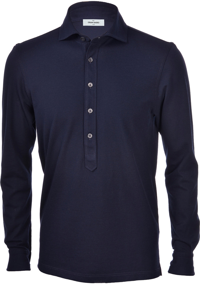 Gran Sasso Shirt Casual - Marine blauw