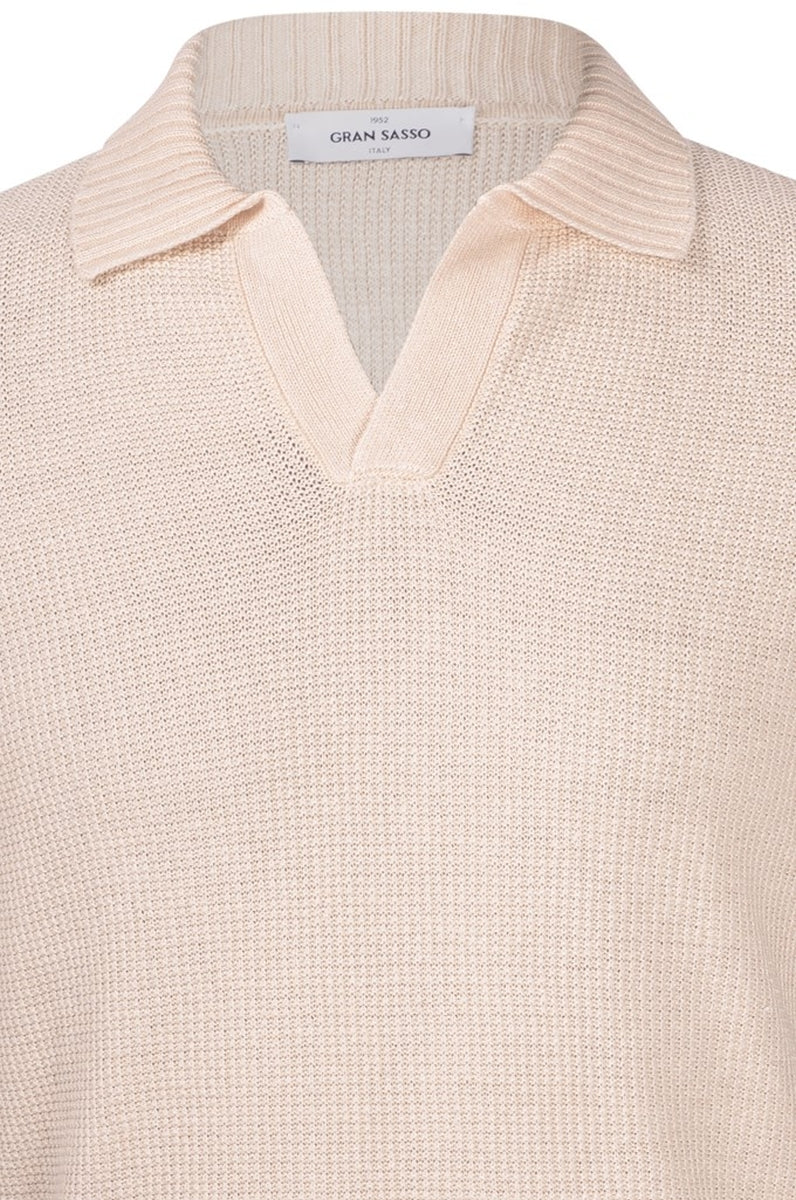 Gran Sasso Polo Shirt - Ecru