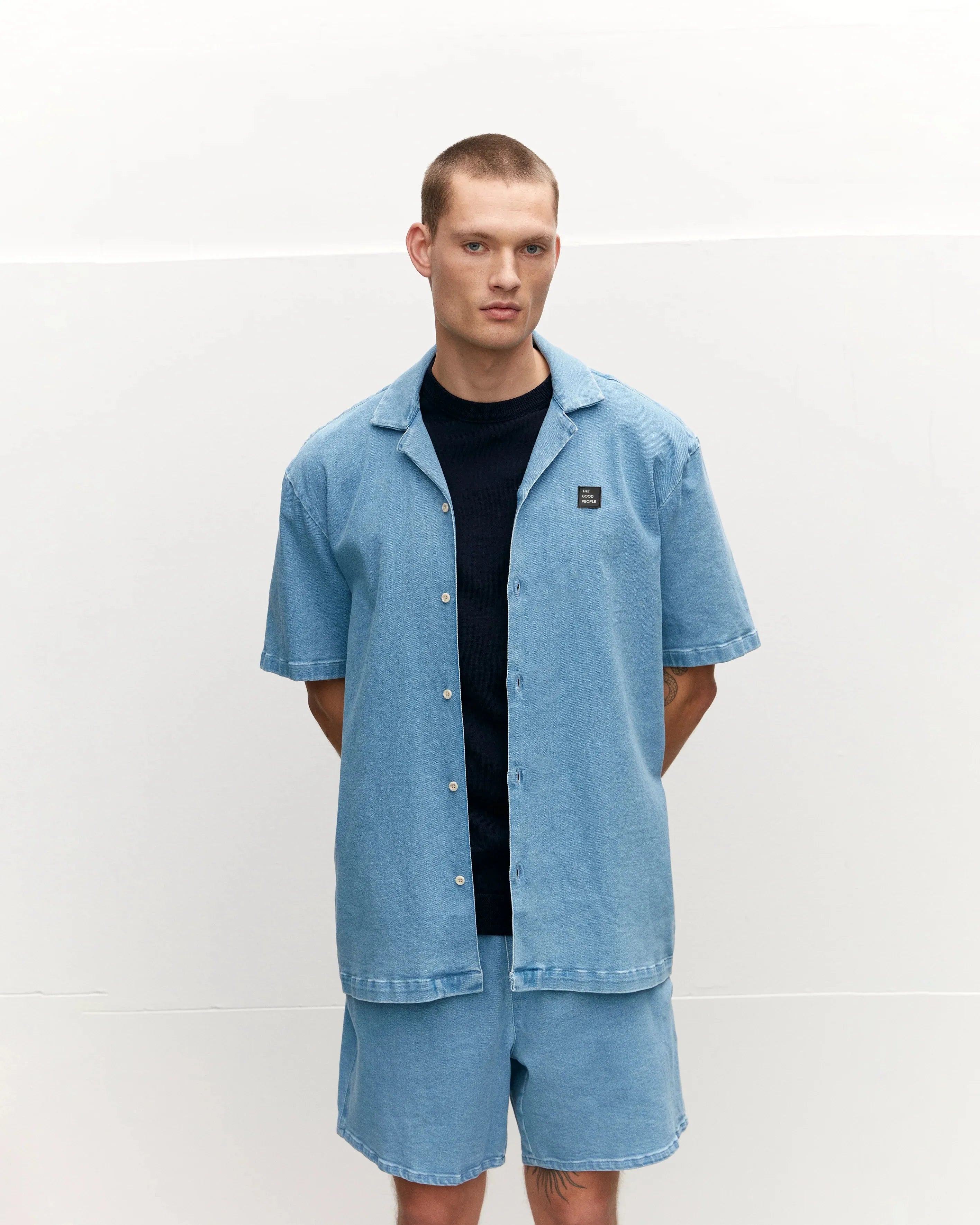 Good People Shirt Korte Mouw - Jeans