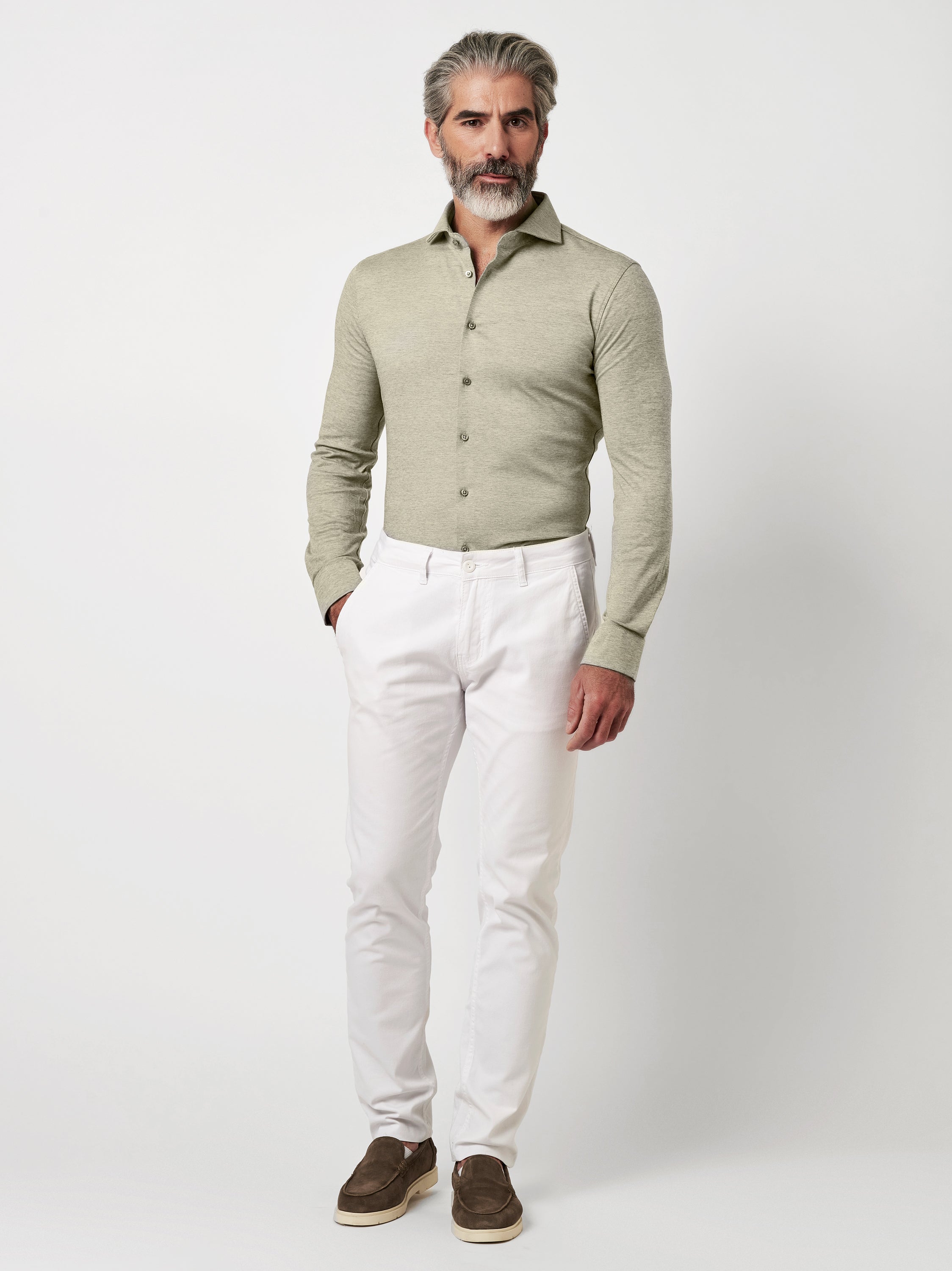 Desoto Shirt Dress - Ecru