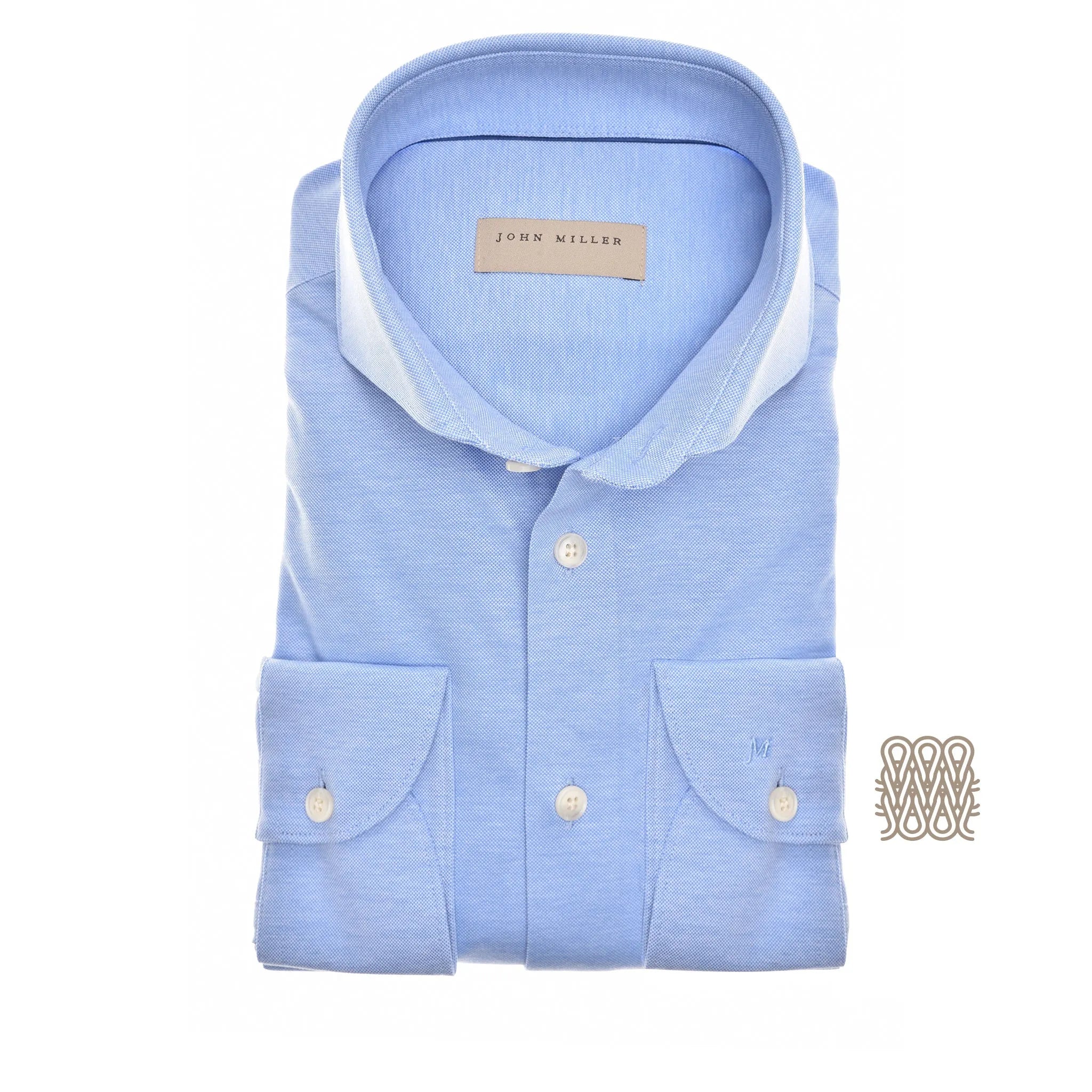 John Miller Shirt Casual - licht blauw