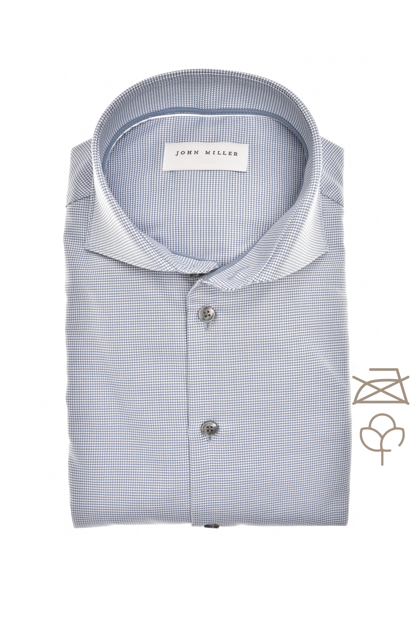 John Miller Shirt Dress - Blauw dessin