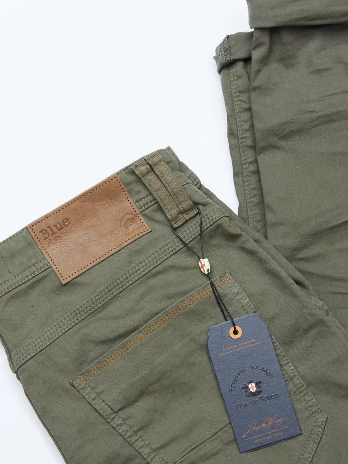 Blue de Genes Broek - Army