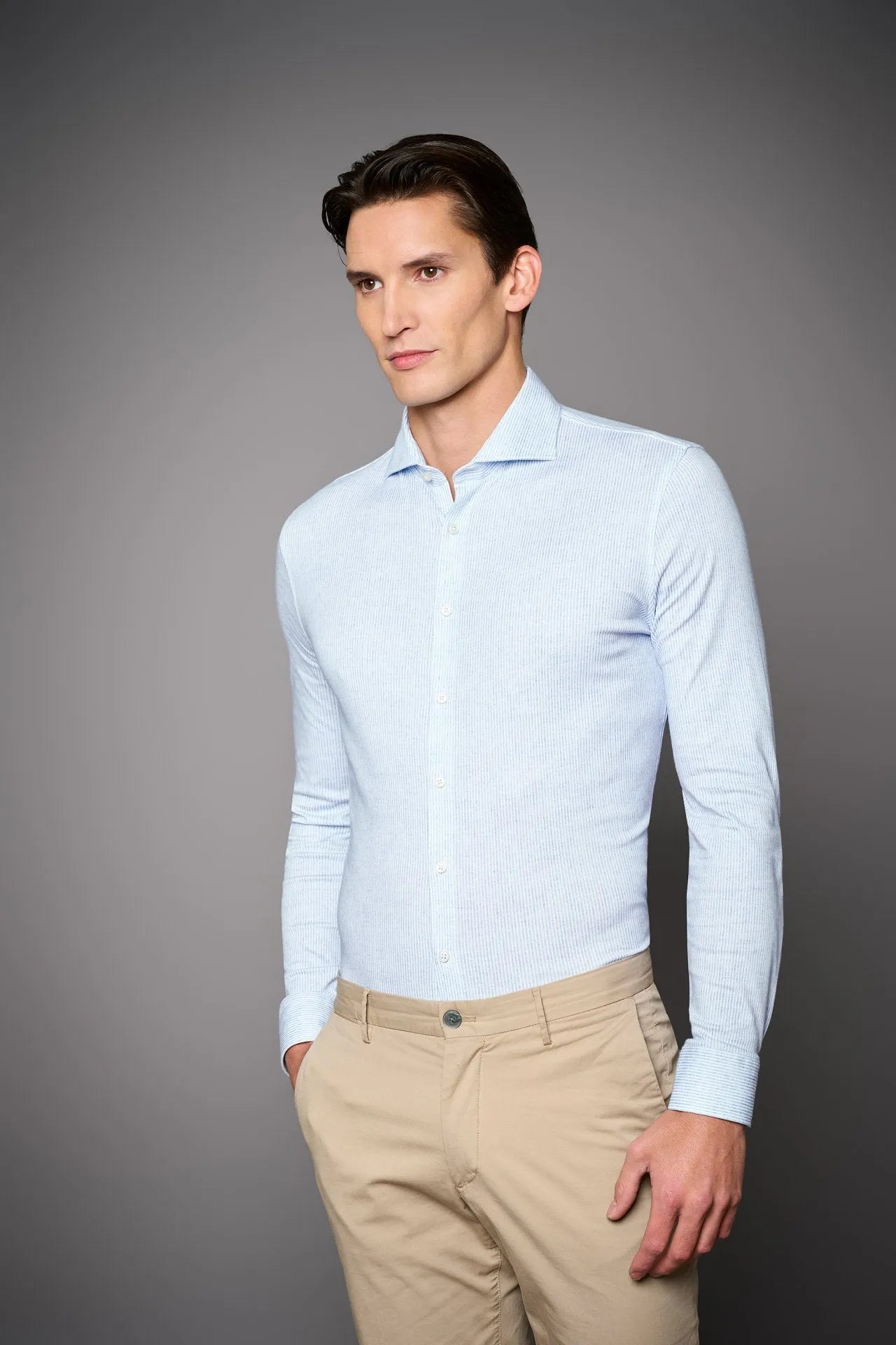 Desoto Shirt Dress - Blauw dessin