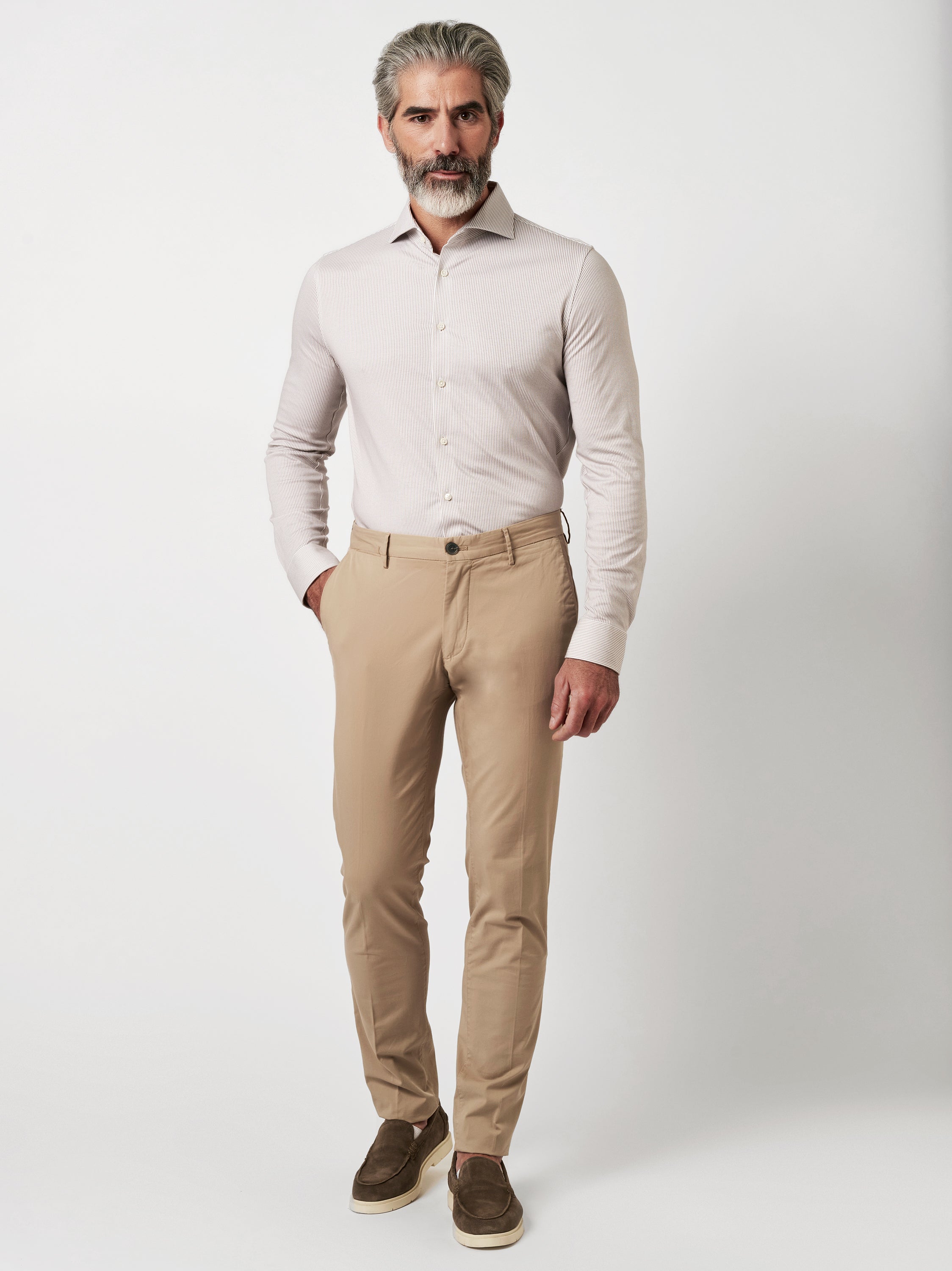 Desoto Shirt Dress - Beige