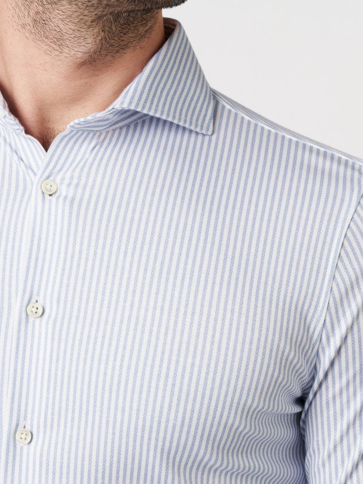 Desoto Shirt Dress - Blauw dessin