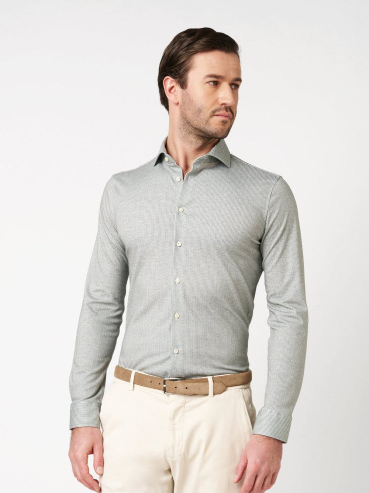 Desoto Shirt Dress - Groen dessin