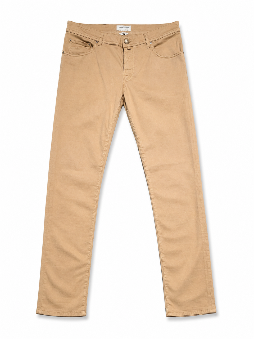 Jacob Cohen 5 Pocket Katoen - Camel