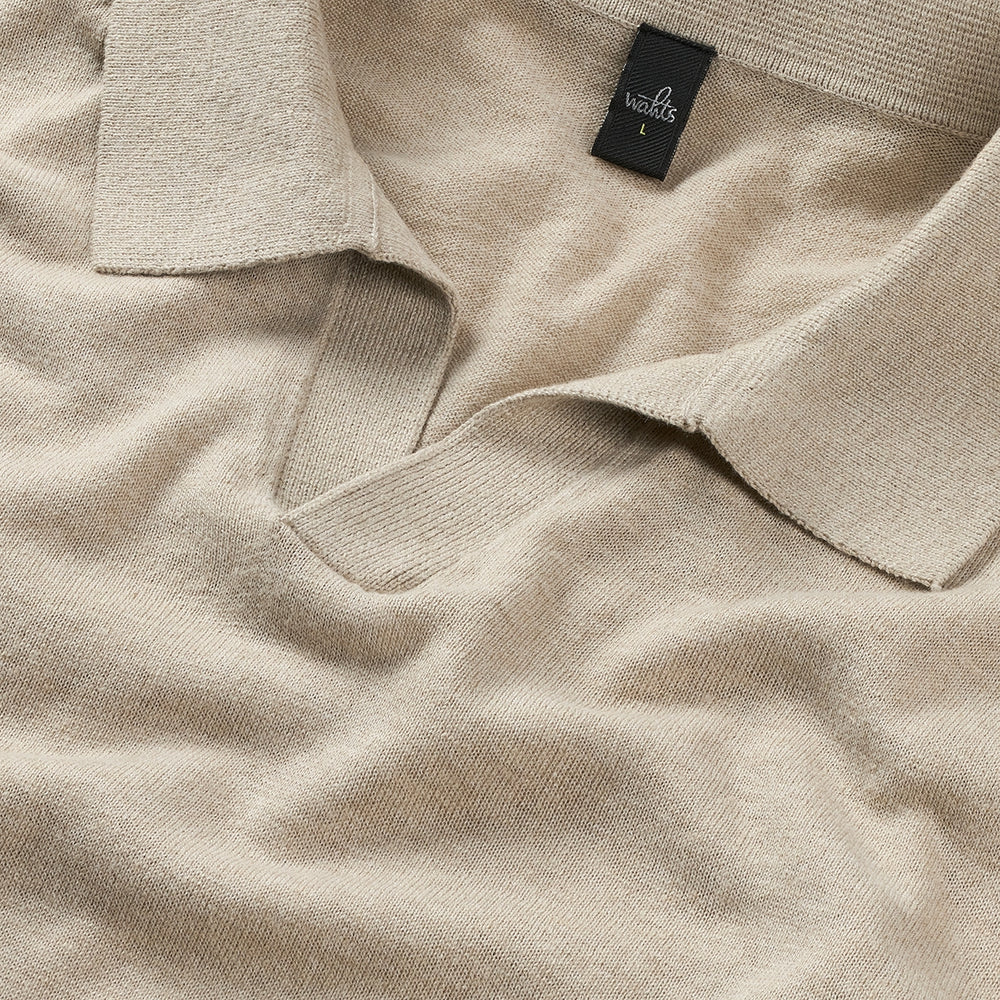 Wahts Polo Shirt - Beige