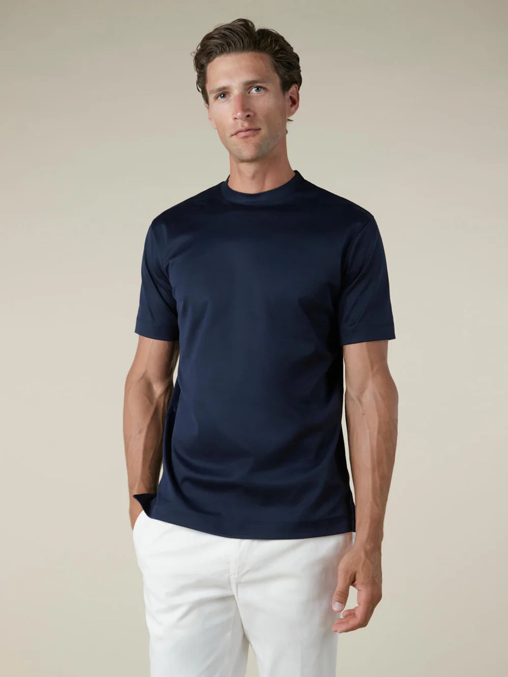 Aurelien T-shirt - Marine blauw