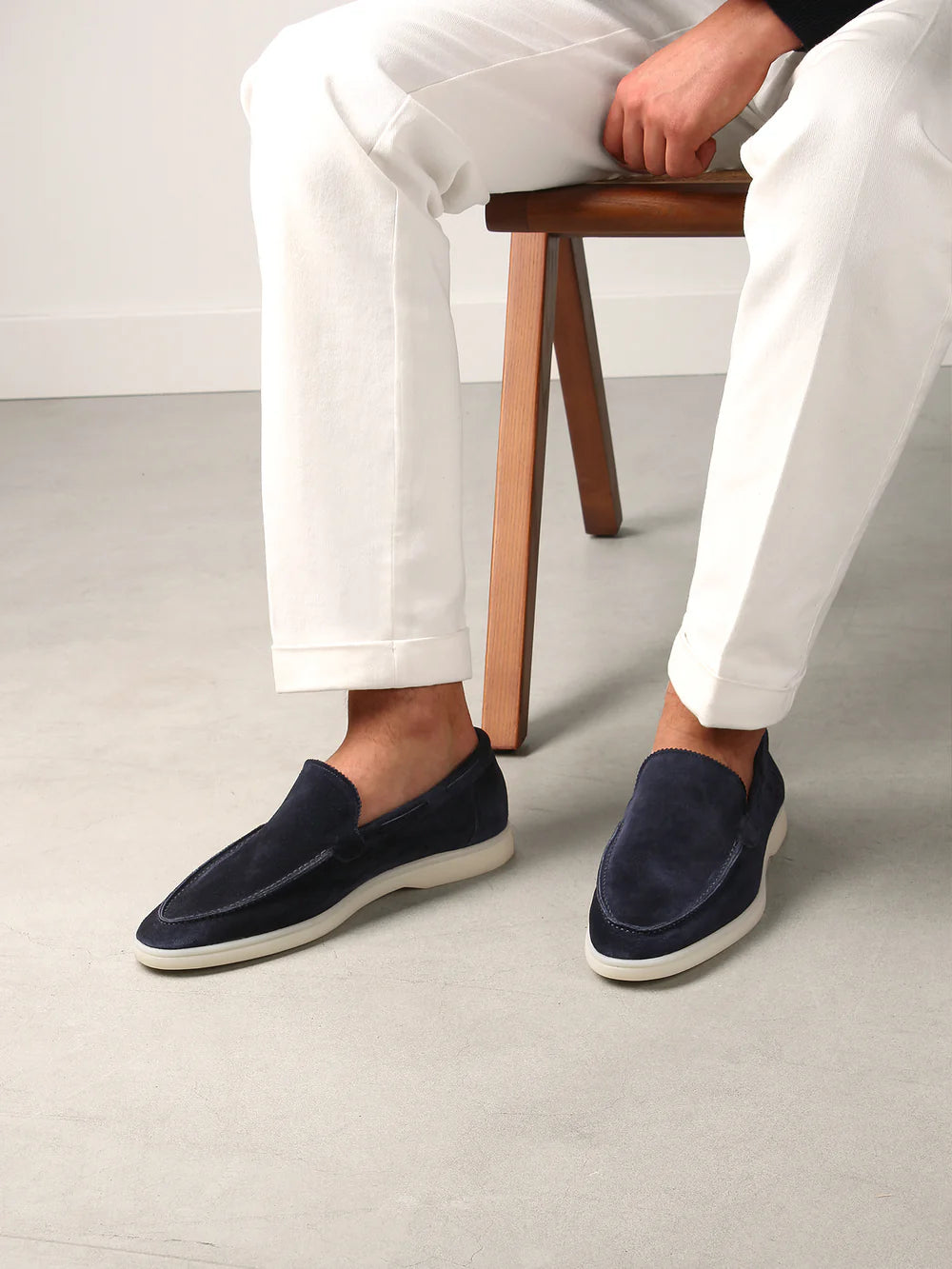 Aurelien yacht loafer- Marine blauw