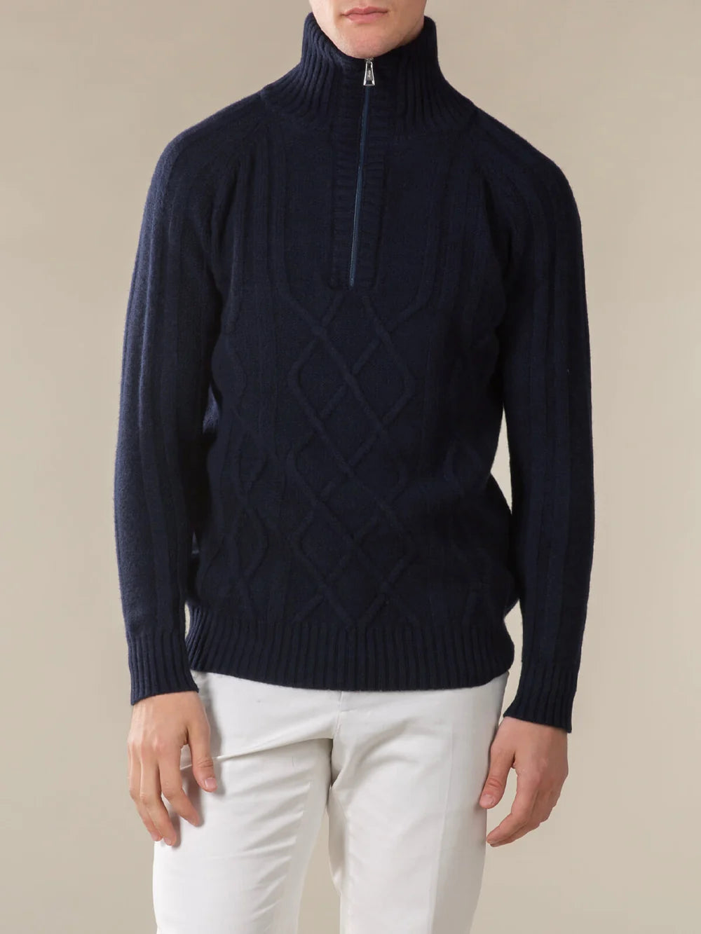 Aurelien Trui Polokraag - Marine blauw