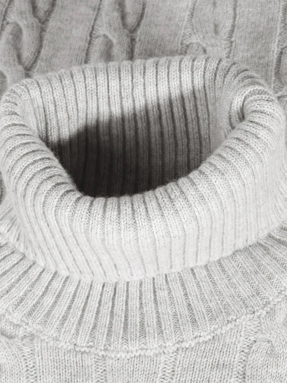 Aurelien Trui Ronde Hals - Lichtgrijs