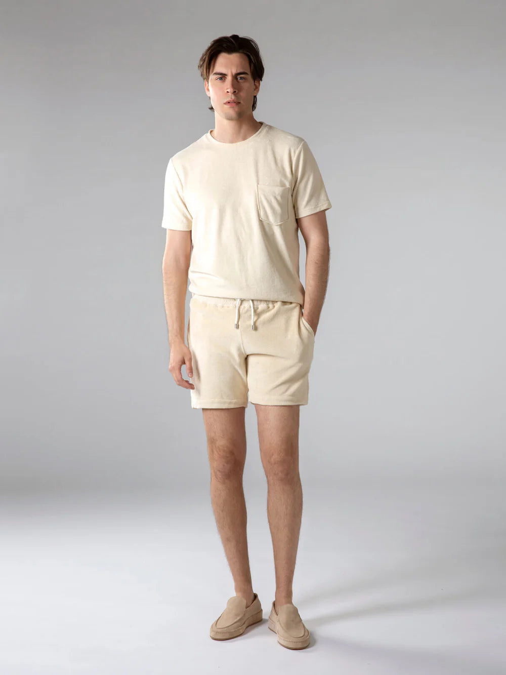 Aurelien Jogging Short - Ecru