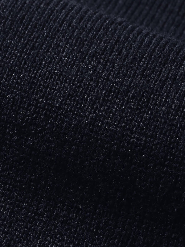 Aurelien Polo Shirt Lange Mouw - Marine blauw