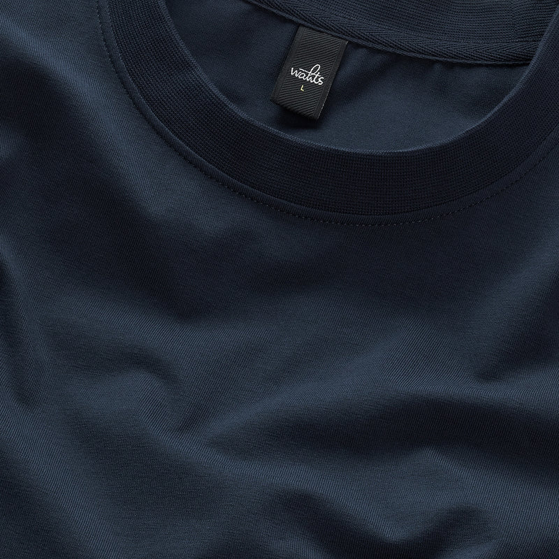 Wahts T-shirt - Marine blauw