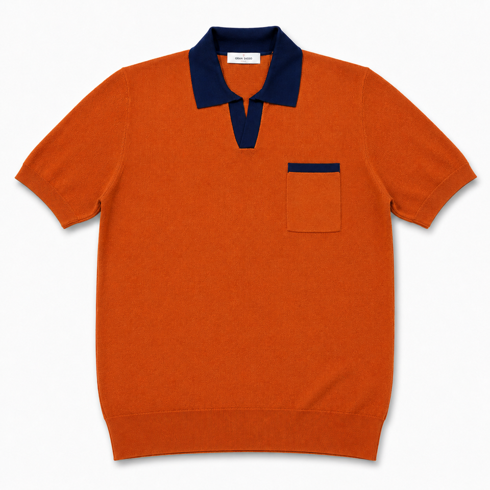Gran Sasso Polo Shirt - Brique
