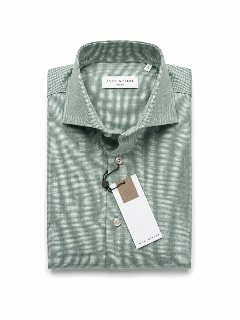 John Miller Shirt Dress - Groen dessin