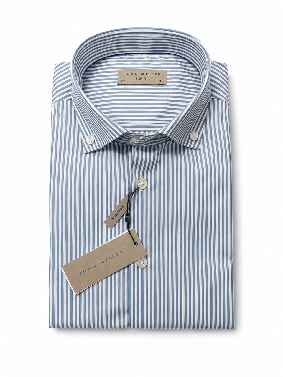 John Miller Shirt Dress - Blauw dessin