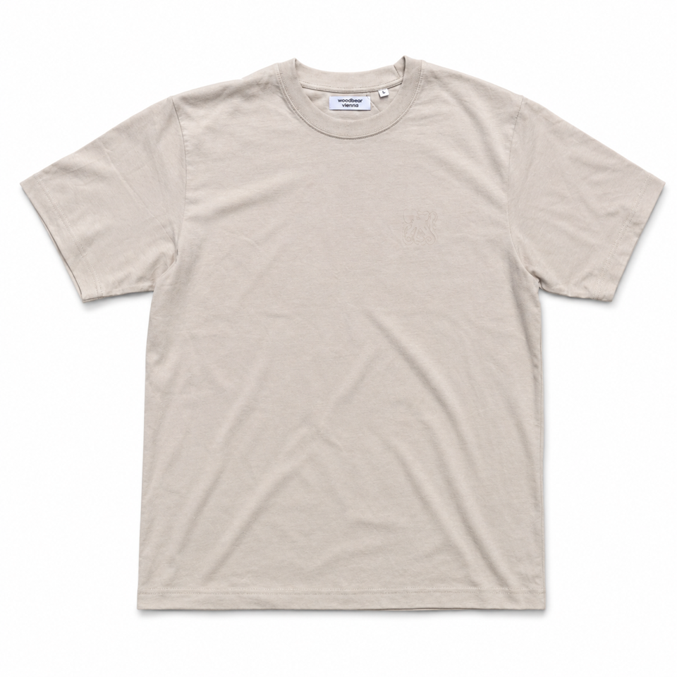 WY print T-shirt - Don Pulpo sand