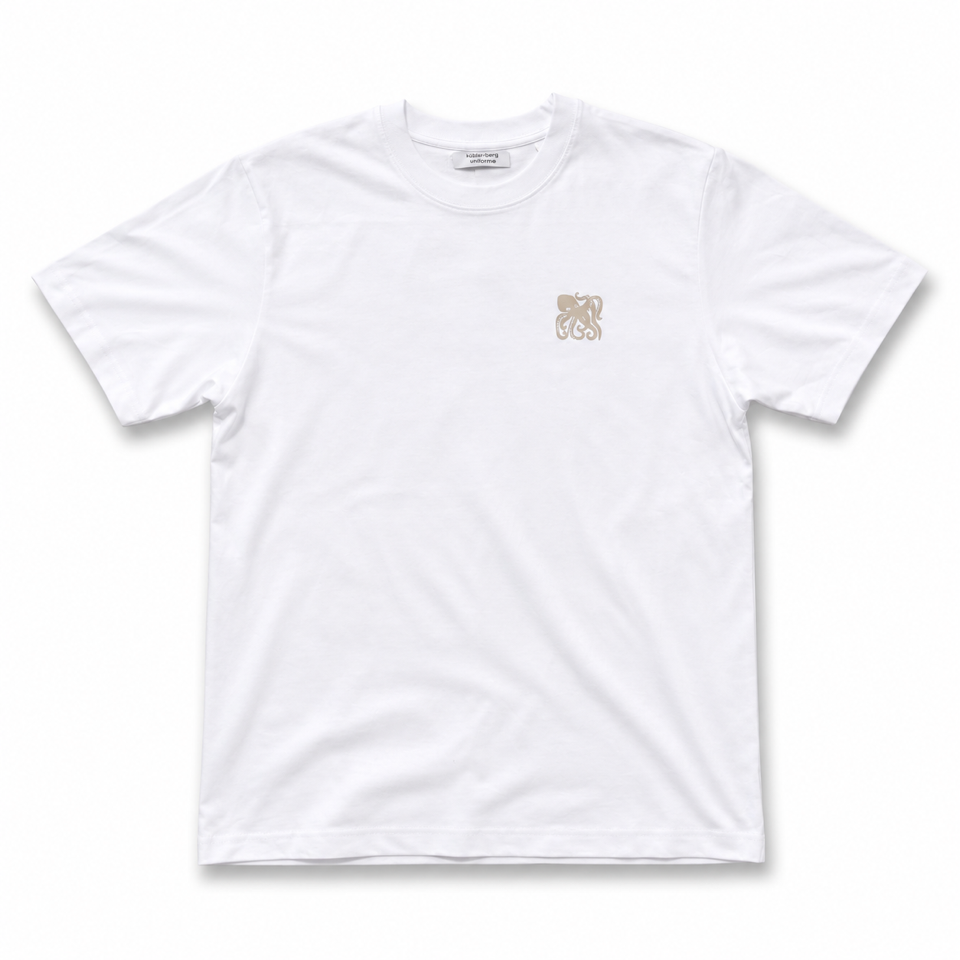 WY print T-shirt - Don Pulpo White