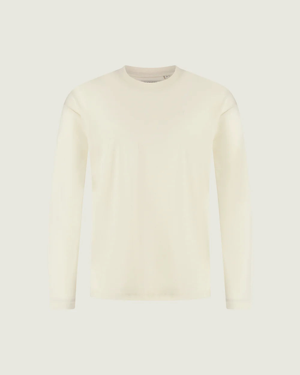 Duquezzi T-shirt Lange Mouw - Ecru