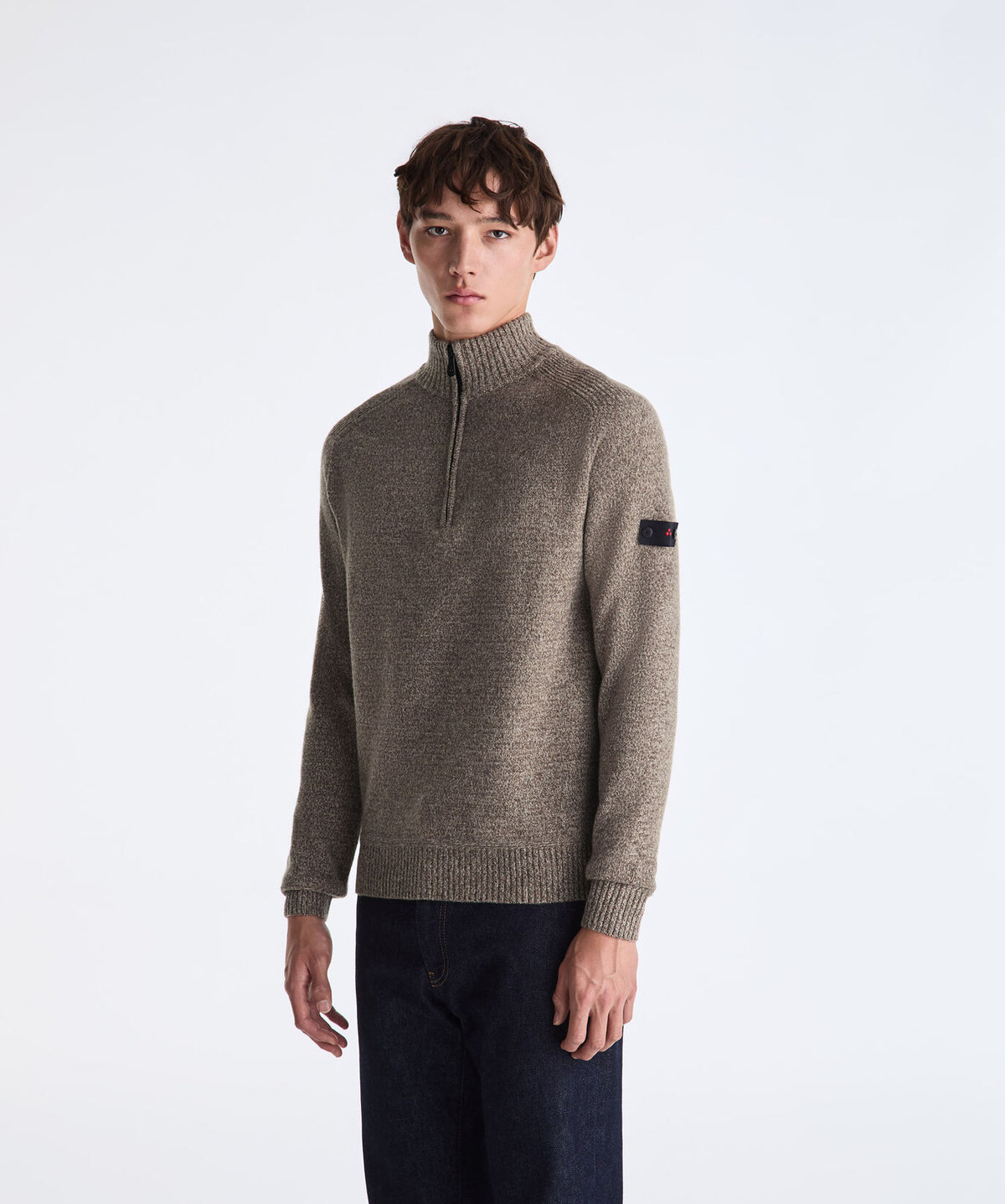 Peuterey Trui Turtle Neck - Bruin