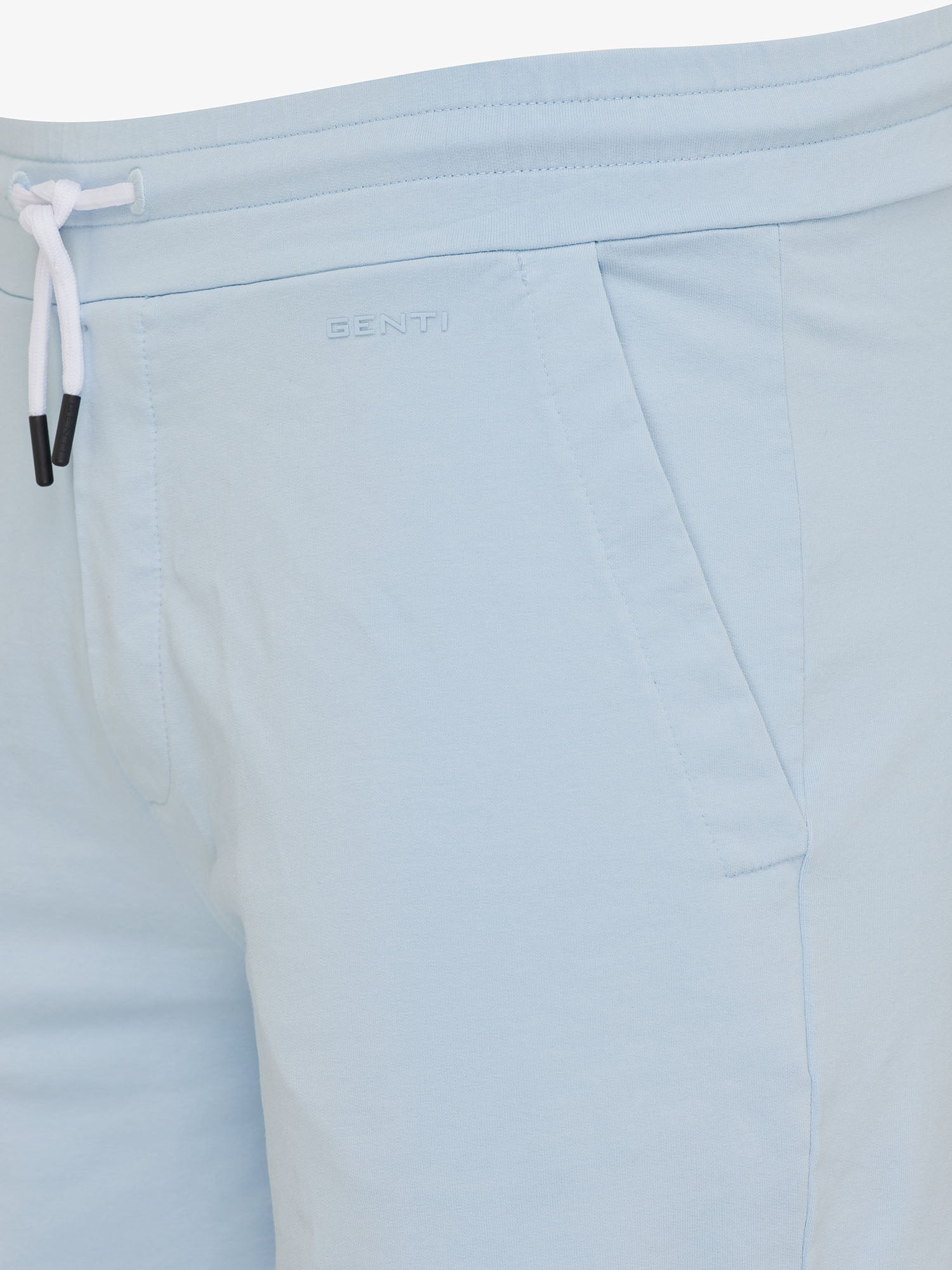 Genti Jogging Short - Lichtblauw