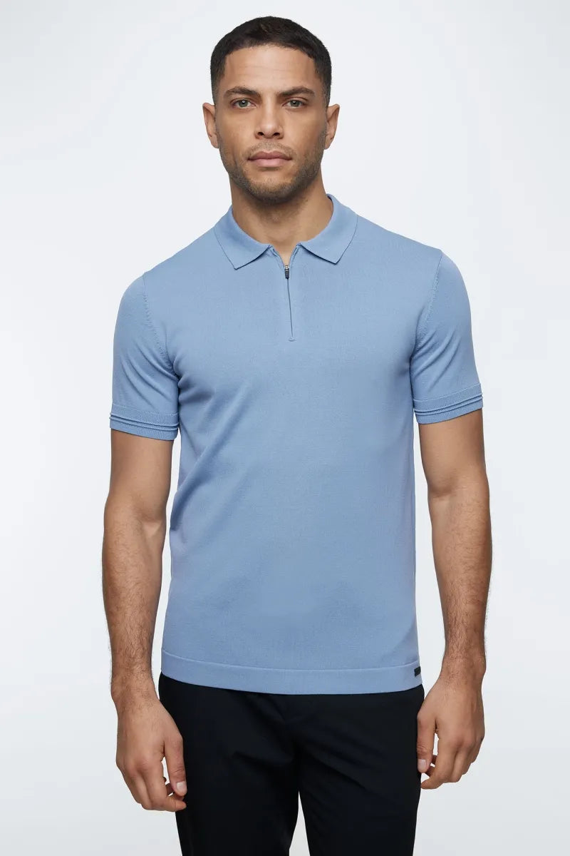 Genti Polo Shirt - Raf blauw