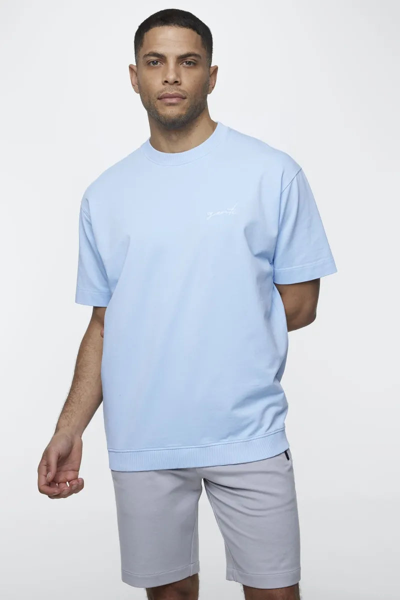 Genti T-shirt - Lichtblauw