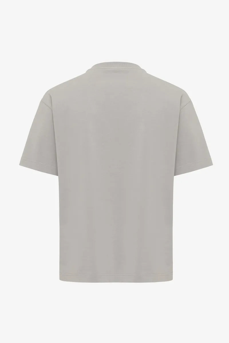 Genti T-shirt - Lichtgrijs