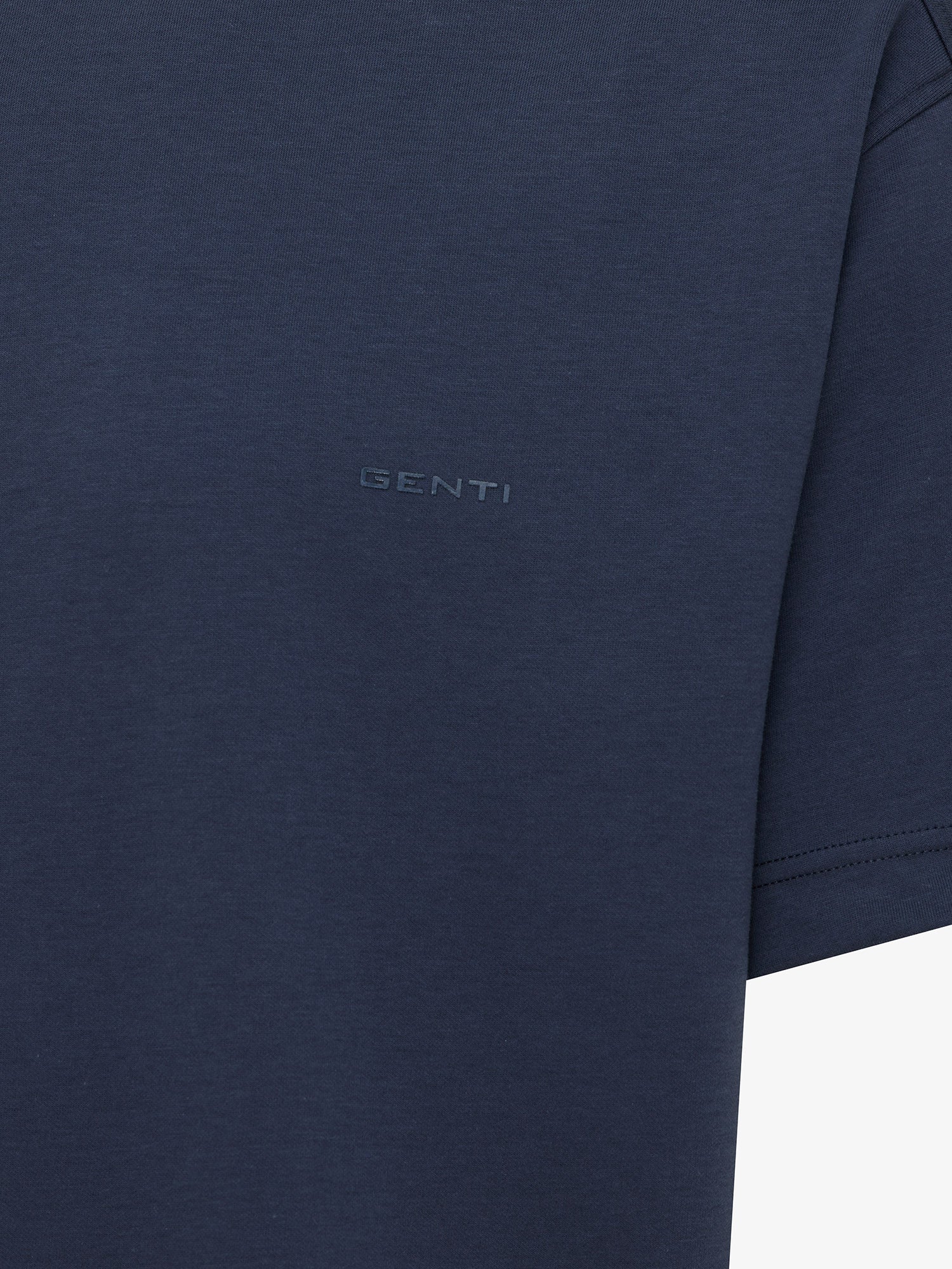 Genti T-shirt - Marine blauw