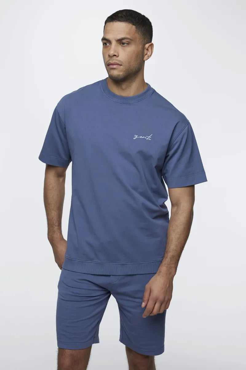Genti T-shirt - Raf blauw