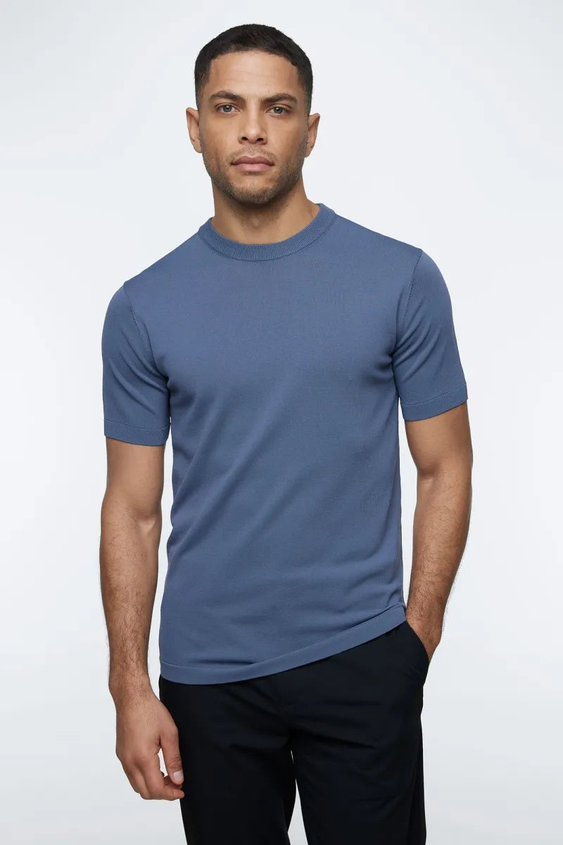 Genti T-shirt - Raf blauw