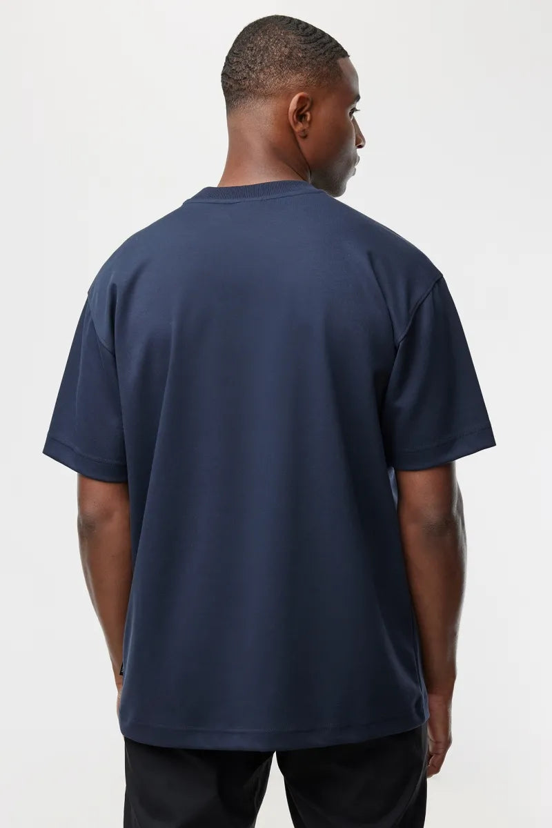 Genti T-shirt - Marine blauw