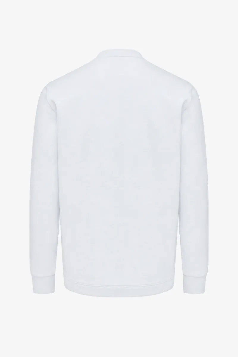 Genti T-shirt Lange Mouw - Wit